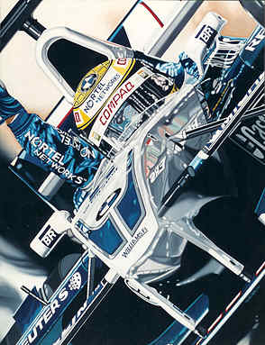 Hockenheim Hero, Ralf Schumacher Williams BMW F1 art print by Colin Carter