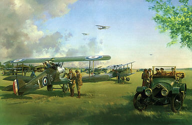April Morning, Sopwith Camel art print by Frank Wootton