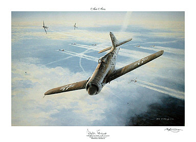 Air Aces Focke-Wulf Fw 190D-12 aviation art print by Mark Postlethwaite