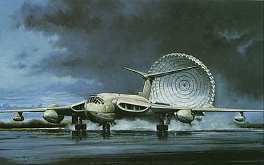 Victor Farewell Handley Page Victor RAF aviation art by Michael Rondot