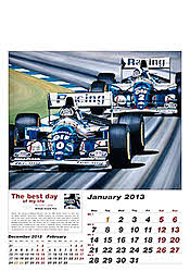 F1 Grand Prix Kalender Januar 2013