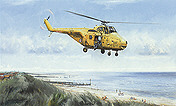 Whirlwind, Helikopter Luftfahrt-Kunstdruck von Michael Rondot