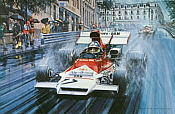 BRM - The Final Grand Prix Victory, F1 motorsport art print by Nicholas Watts