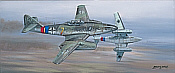 Guardians of the Reich, Me-262 Luftfahrt Kunstdruck von Philip West