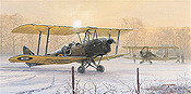 Those Were The Days, Tiger Moth aviation art print by Philip E West
