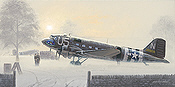 Together We Stand, Douglas DC-3 Dakota aviation art print by Philip E West