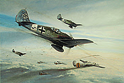 Ramraiders, Focke-Wulf Fw 190A-8 Luftfahrt-Kunstdruck von Richard Taylor