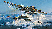 Combat over the Reich - Me-262 und B-17 Luftfahrtkunst von Robert Taylor