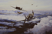 Knights of the Eastern Front - Bf-109s of JG-52 - Aviation Art by Robert Taylor