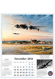 Aviation Art Calendar Reach for the Sky 2014, P38-Lightning by Robert Taylor