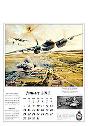 Flugzeug Kalender 2013 - Reach for the Sky Januar von Robert Taylor