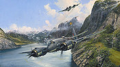 Strike and Strike Again, Bristol Beaufighter Luftfahrt-Kunstdruck von Robert Taylor