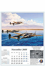 Warbird Art Calendar 2018 November Reach for the Sky by Robert Taylor