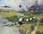 Wall Calendar 2021 Aviation Art WWII Aircraft Hawker Typhoon - April