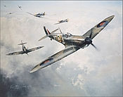 WW2 Flugzeug Kalender 2021 RAF Spitfire - Juni