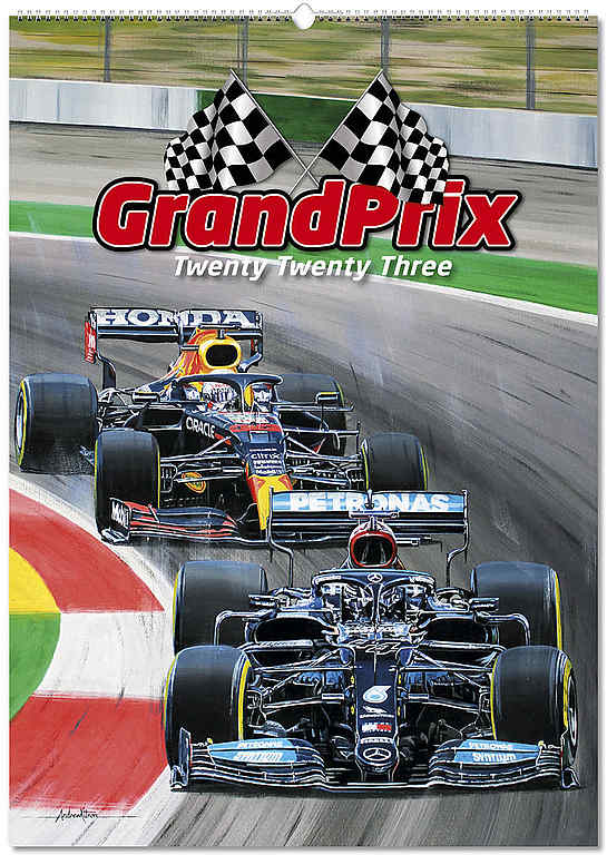 Formel-1 Wandkalender 2023 Grand Prix