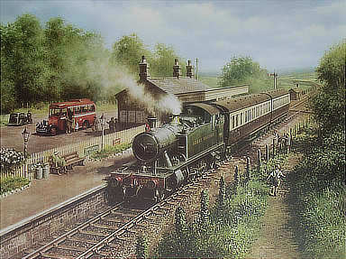 Country Connection - Railway Art by Don Breckon