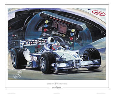 Williams-BMW, F1 motorsport art print by Hessel Bes