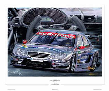 DTM Mercedes Christijan Albers Motorsport Kunstdruck von Hessel Bes