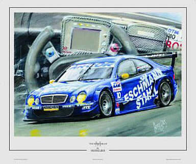 Mercedes DTM 2001 Huisman motorsport art print by Hessel Bes