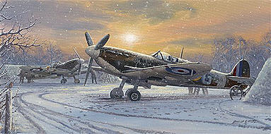 Pride of Britain, Spitfire aviation art print by Philip E West