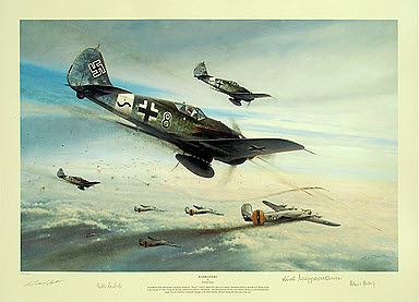 Ramraiders, Focke-Wulf Fw 190A-8 aviation art print by Richard Taylor
