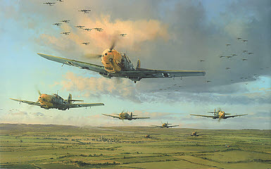 Air Armada, Me-109 art print by Robert Taylor