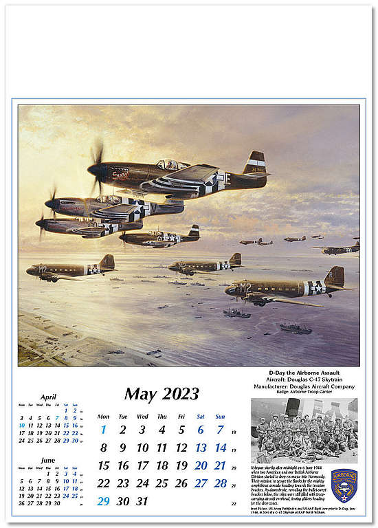 Aviation Art Taylor, Robert Aviation Art Calendar 2023 Reach for the Sky