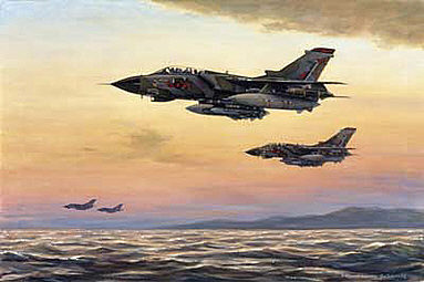 Maritime Patrol, RAF Tornado GR1B aviation art print by Ronald Wong