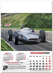 F1 Wandkalender 2023 Grand Prix - Dezember