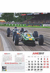 Formel-1 Grand Prix Kalender 2017 Juni Jim Clark Lotus-Climax