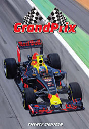 Formula-1 Grand Prix Calendar 2018 - F1 Motorsport Art by Andrew Kitson
