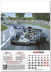 Formel-1 Wandkalender 2023 Grand Prix - Mai