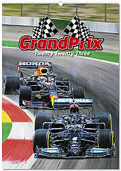 Formula-1 Art Wall Calendar 2023 Grand Prix