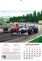 F1 Kalender 2019 Portugal Grand Prix 1996 - Januar