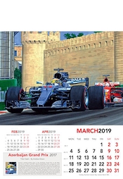 F1 Calendar 2019 Azerbaijan Grand Prix 2017 - March