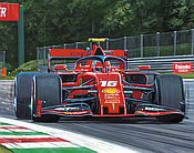 Formula 1 Wall Calendar 2021 Italian Grand Prix 2019 - Charles Leclerc in the Scuderia Ferrari SF90 - January