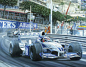 Formel 1 Wandkalender 2021 - Grand Prix von Monaco 2003 - Juan-Pablo Montoya im Williams-BMW FW25