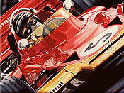 Jochen Rindt Lotus Formel-1 Kunstdruck von Colin Carter