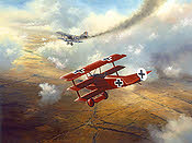 The Baron, Fokker Dr.I von Manfred von Richthofen Luftfahrtkunst von David Poole