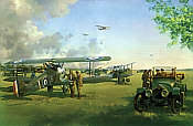 April Morning, Sopwith Camel art print by Frank Wootton