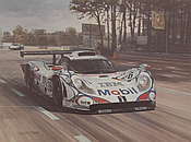 1998 Le Mans, Porsche 911 GTI-98 Motorsport Art Print by Graham Turner