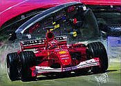 The Red Dream - Schumacher 2001 Ferrari F1 motorsport art print by Hessel Bes