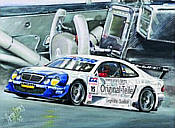 Mercedes DTM 2001 Christijan Albers motorsport art print by Hessel Bes