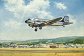 Heartland Express, Douglas DC-3 aviaton art print by John Young