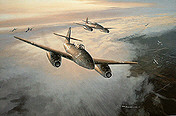 Air Aces Messerschmitt Me 262 aviation art print by Mark Postlethwaite