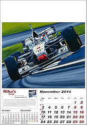 F1 Grand Prix Kalender 2014, Mika Häkkinen im McLaren-Mercedes