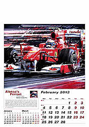 F1 Grand Prix Kalender 2013 Februar