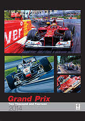 Formel-1 Grand Prix Kalender 2014 Motorsport Kunst von Nicholas Watts und Colin Carter