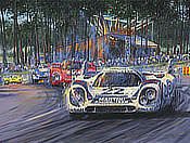 Le Mans 1971 - Porsche 917K Motorsport Kunstdruck von Nicholas Watts